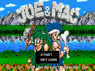Joe and Mac screenshot 2 for Sega Genesis